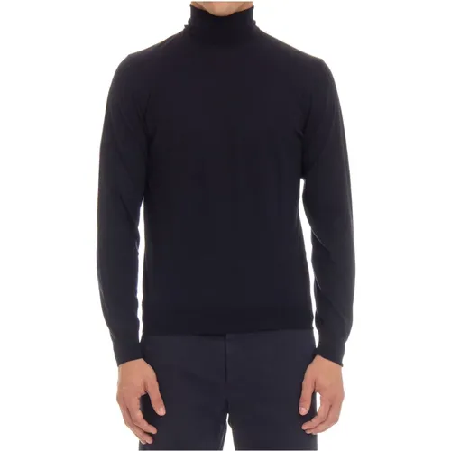 Turtlenecks, male, , Size: L Sweater Extrafine Wool Dolcevita - Drumohr - Modalova