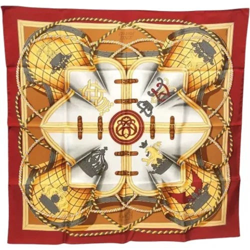 Pre-owned Scarves, female, , Size: ONE SIZE Pre-owned Silk scarves - Hermès Vintage - Modalova