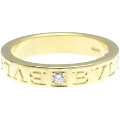 Pre-owned Jewellery, female, , Size: ONE SIZE Pre-owned Gold rings - Bvlgari Vintage - Modalova