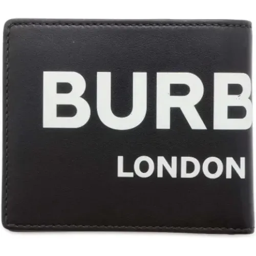 Pre-owned Wallets, male, , Size: ONE SIZE Pre-owned Leather wallets - Burberry Vintage - Modalova