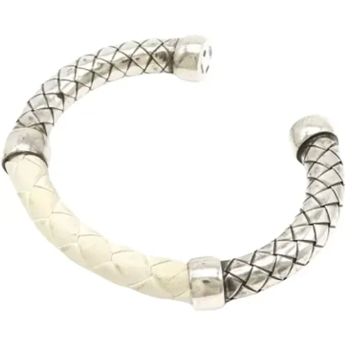 Pre-owned Jewellery, female, , Size: ONE SIZE Pre-owned Leather bracelets - Bottega Veneta Vintage - Modalova