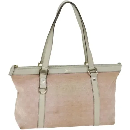 Pre-owned Tote Bags, female, , Size: ONE SIZE Pre-owned Canvas gucci-bags - Gucci Vintage - Modalova