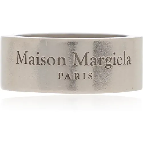 Rings, unisex, , Size: 45 MM Silver ring - Maison Margiela - Modalova