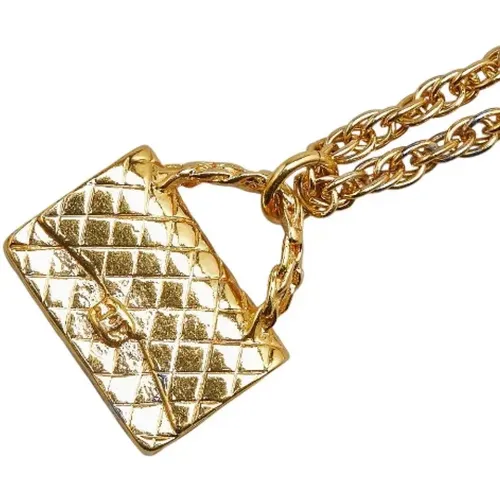 Pre-owned Jewellery, female, , Size: ONE SIZE Pre-owned Metal necklaces - Chanel Vintage - Modalova