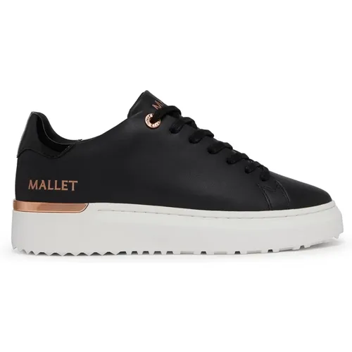 Schwarze Roségold Damen Sneakers , Herren, Größe: 39 EU - Mallet London - Modalova