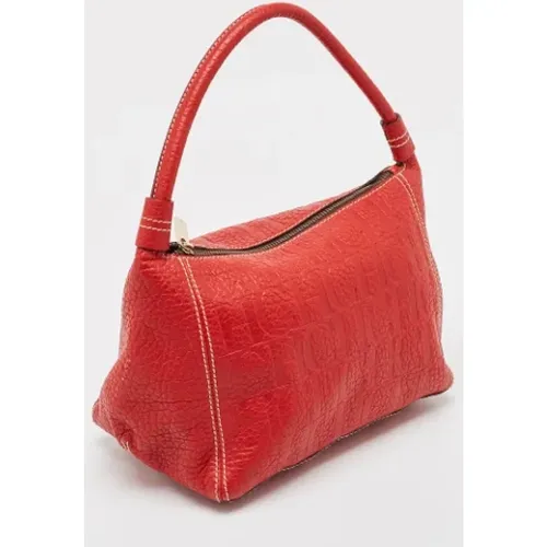 Pre-owned Leather shoulder-bags , female, Sizes: ONE SIZE - Carolina Herrera Pre-owned - Modalova