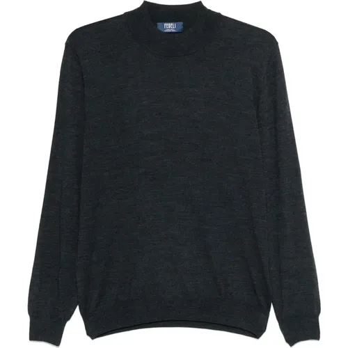 Luxury Wool Knitwear Made in Italy , male, Sizes: L, 2XL, XL, 3XL - Fedeli - Modalova