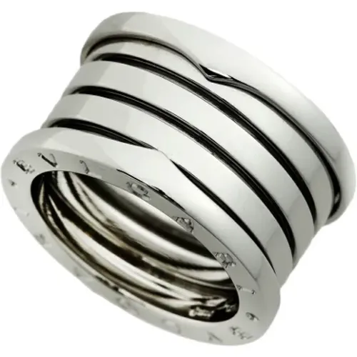 Pre-owned Jewellery, female, , Size: ONE SIZE Pre-owned White Gold rings - Bvlgari Vintage - Modalova