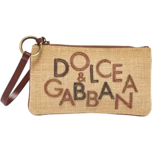 Pre-owned Wallets, female, , Size: ONE SIZE Pre-owned Leather clutches - Dolce & Gabbana Pre-owned - Modalova