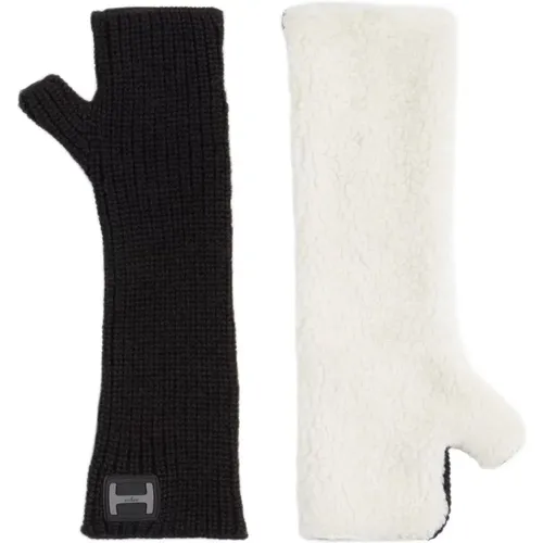 Gloves, unisex, , Size: ONE SIZE Women`s Knit/Fleece Gloves - Hogan - Modalova