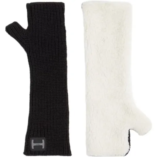 Damen Strick/Fleece Handschuhe , unisex, Größe: ONE Size - Hogan - Modalova