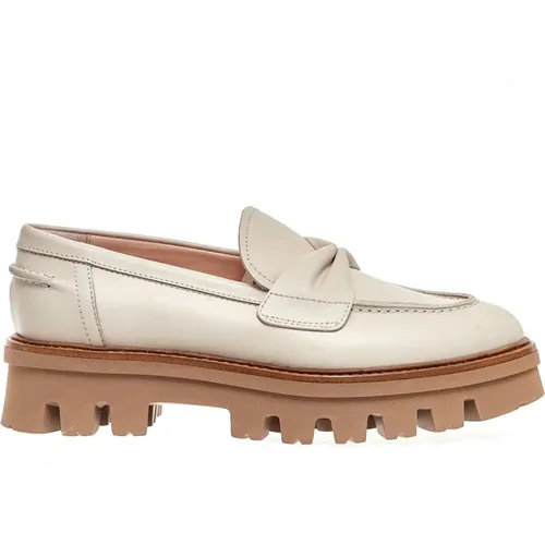 Nappa Gesso Moccasin , female, Sizes: 3 UK - AGL - Modalova