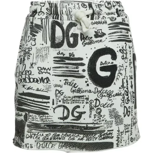 Pre-owned Cotton bottoms , female, Sizes: M - Dolce & Gabbana Pre-owned - Modalova