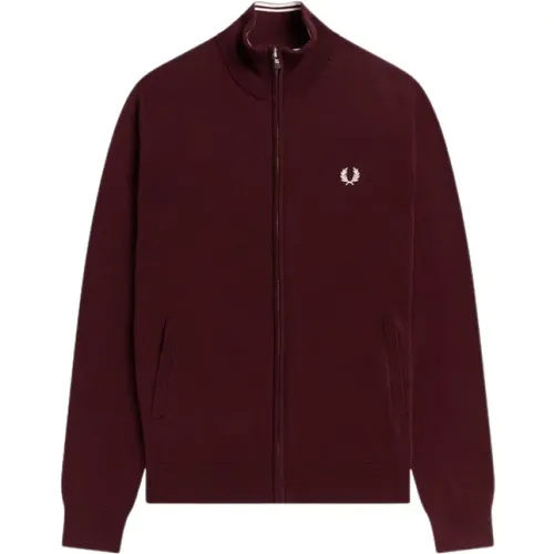 Zip-throughs, male, , Size: L Sweatshirt - Fred Perry - Modalova