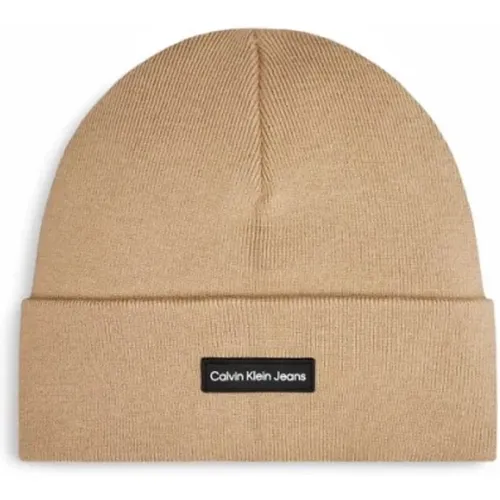 Beanies, male, , Size: ONE SIZE Polyester Baseball Hat - Calvin Klein Jeans - Modalova