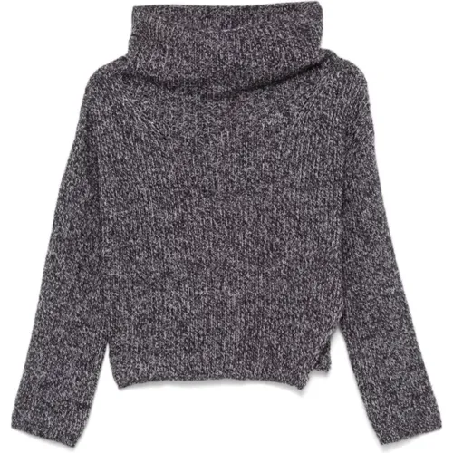 Graue Pullover Kollektion , Damen, Größe: M - pinko - Modalova