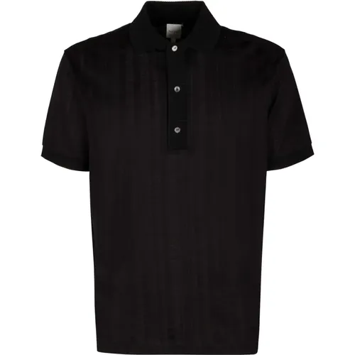 Polo-Shirt aus Baumwolle mit Rippdetails , Herren, Größe: M - PS By Paul Smith - Modalova