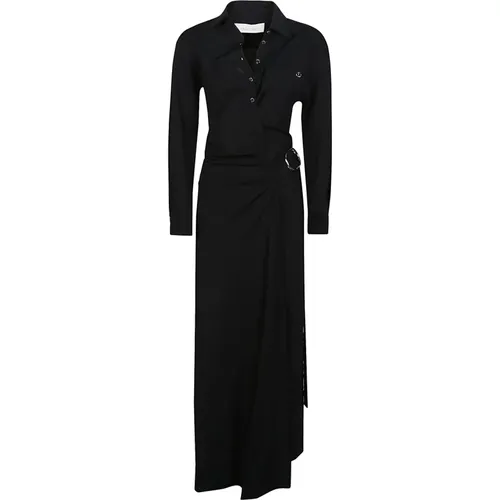 Long Sleeve Maxi Dress , female, Sizes: XS, S, L - Paco Rabanne - Modalova