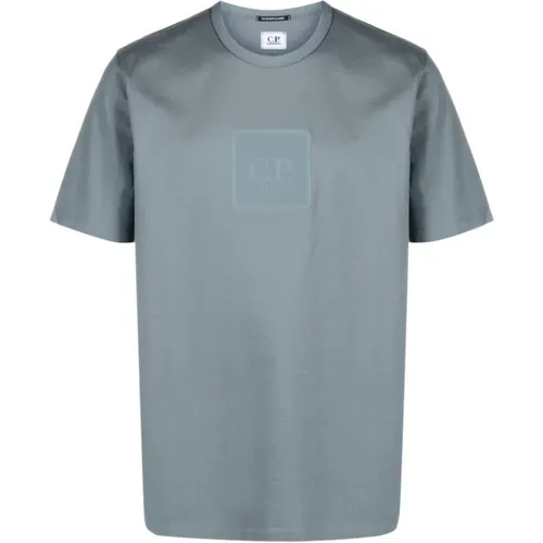 T-shirts and Polos Grey , male, Sizes: M - C.P. Company - Modalova