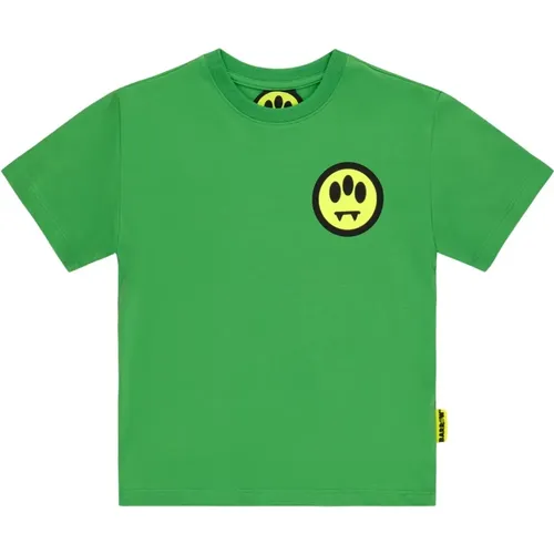 Grünes T-Shirt mit Logo-Print - Barrow - Modalova