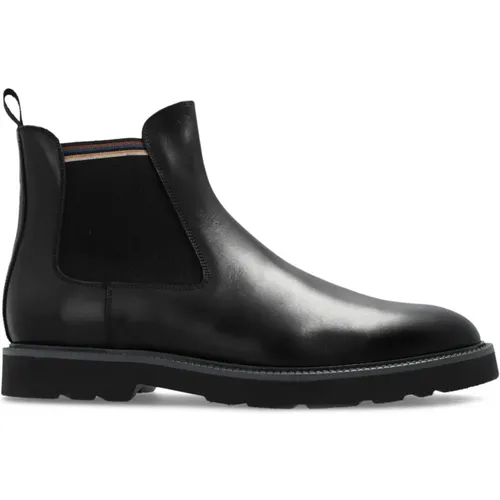 Chelsea Boots, male, , Size: 8 US Flat Shoes with Stripe Detailing - Paul Smith - Modalova