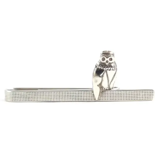 Pre-owned Jewellery, male, , Size: ONE SIZE Pre-owned Metal brooches - Hermès Vintage - Modalova