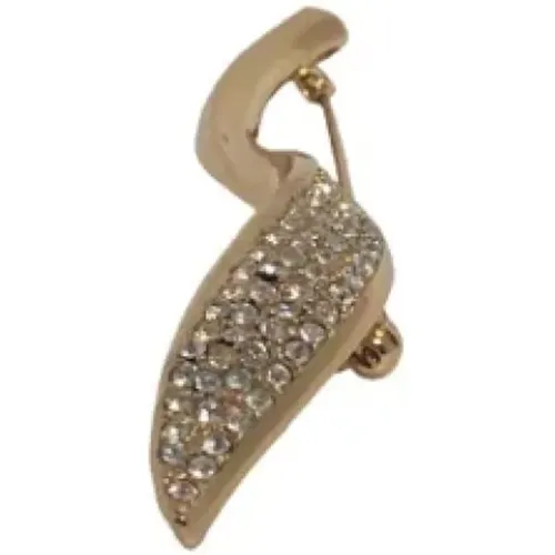 Pre-owned Jewellery, female, , Size: ONE SIZE Pre-owned Metal brooches - Dior Vintage - Modalova