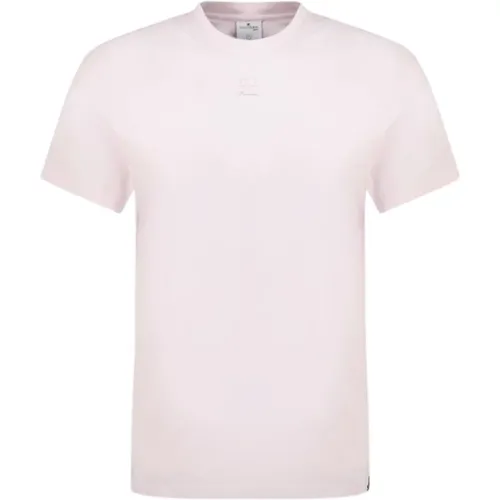 AC Straight T-Shirt - Baumwolle - Puderrosa - Courrèges - Modalova