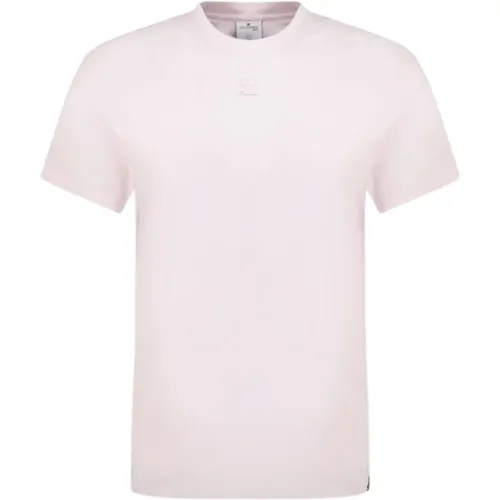 Powder Cotton T-Shirt - AC Straight , female, Sizes: M, S - Courrèges - Modalova