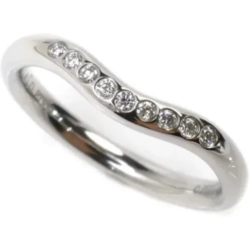 Pre-owned Jewellery, female, , Size: ONE SIZE Pre-owned Platinum rings - Tiffany & Co. Pre-owned - Modalova