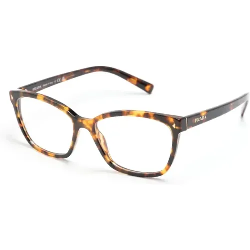 Havana Optical Frame , female, Sizes: 55 MM, 53 MM - Prada - Modalova