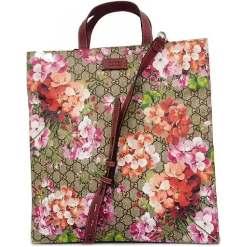 Pre-owned Tote Bags, female, , Size: ONE SIZE Pre-owned Canvas gucci-bags - Gucci Vintage - Modalova