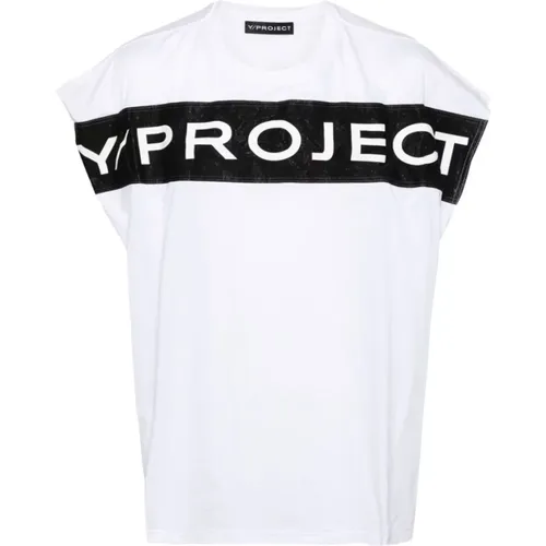 Weiße T-Shirt 204Ts010 J127 - Y/Project - Modalova