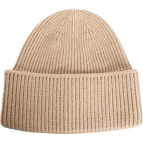 Beanies, male, , Size: ONE SIZE Chunky Wool Cashmere Knit Beanie Hat - Destin - Modalova