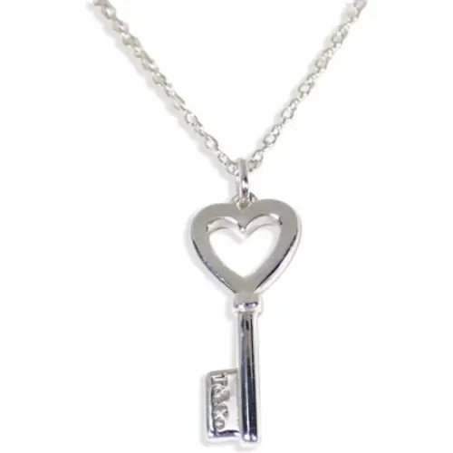 Pre-owned Jewellery, female, , Size: ONE SIZE Pre-owned Silver necklaces - Tiffany & Co. Pre-owned - Modalova