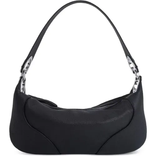 Amira leather handbag , female, Sizes: ONE SIZE - By FAR - Modalova