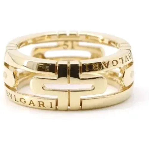 Pre-owned Jewellery, female, , Size: ONE SIZE Pre-owned Gold rings - Bvlgari Vintage - Modalova