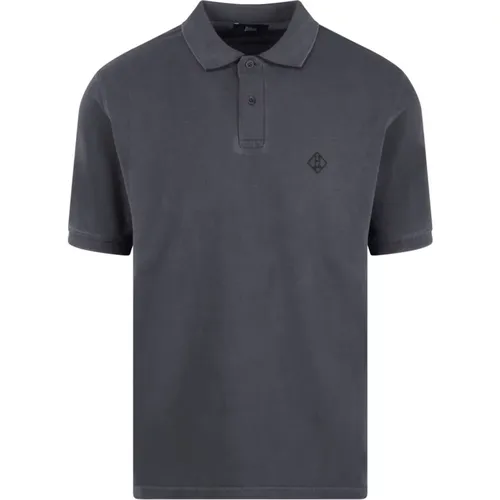 Pigment DYE Pique` Polo Shirt , male, Sizes: 2XL - Herno - Modalova
