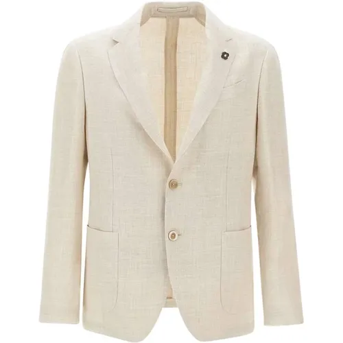 Blazers, male, , Size: 2XL Blazer - Lardini - Modalova