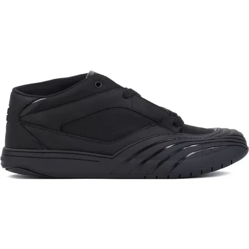 Mid-Top Leather Sneakers , male, Sizes: 8 UK, 10 UK, 11 UK, 8 1/2 UK, 7 UK - Givenchy - Modalova