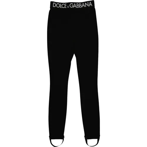 Legging à logo , female, Sizes: 2XS - Dolce & Gabbana - Modalova