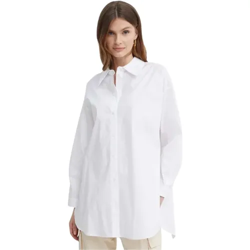 Popeline Oversized Hemd , Damen, Größe: M - Twinset - Modalova