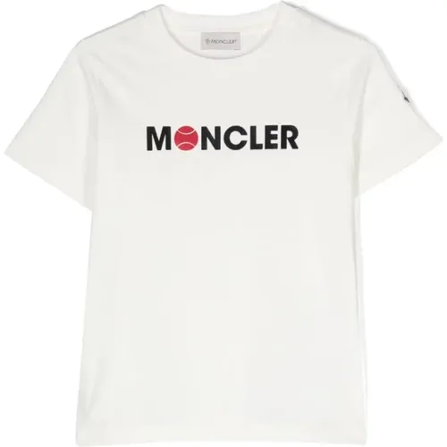Weiße T-Shirts und Polos Moncler - Moncler - Modalova