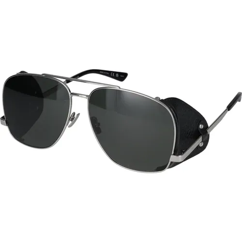 Leather Spoiler Sunglasses SL 653 , male, Sizes: 59 MM - Saint Laurent - Modalova