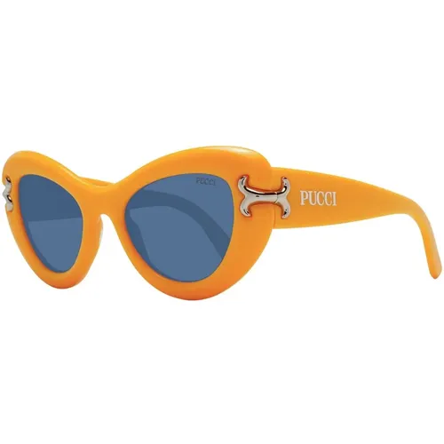 Gelbe Cat Eye Sonnenbrille - EMILIO PUCCI - Modalova