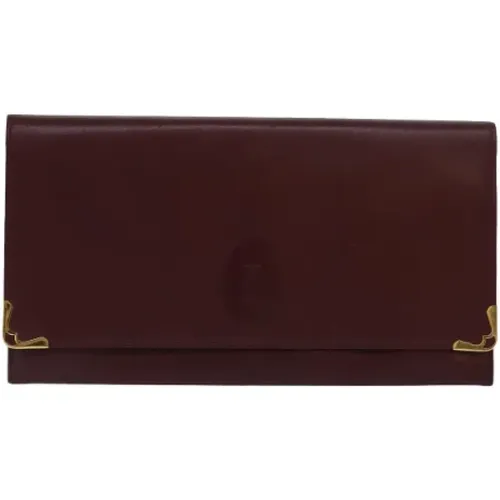 Pre-owned Clutches, female, , Size: ONE SIZE Pre-owned Leather handbags - Cartier Vintage - Modalova