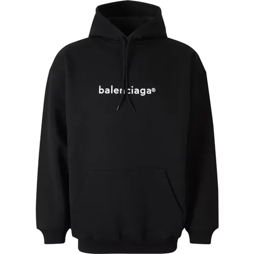 New Copyright Medium Fit Hoodie , male, Sizes: L, S - Balenciaga - Modalova