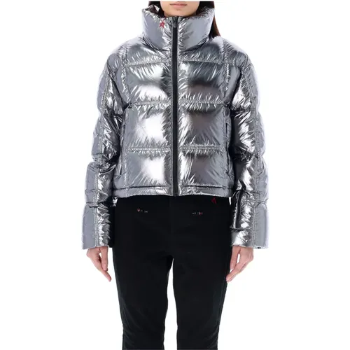 Women's Clothing Outerwear Silver Aw23 , female, Sizes: L - Perfect Moment - Modalova