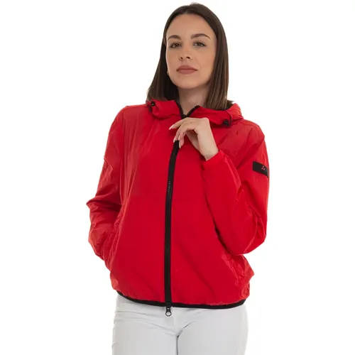 Water Repellent Short Jacket with Hood , female, Sizes: XS, S - Peuterey - Modalova