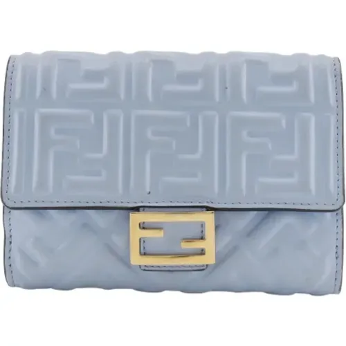 Pre-owned Wallets, female, , Size: ONE SIZE Pre-owned Leather wallets - Fendi Vintage - Modalova